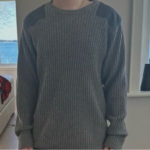 L.L. Bean Gray Crewneck Sweater